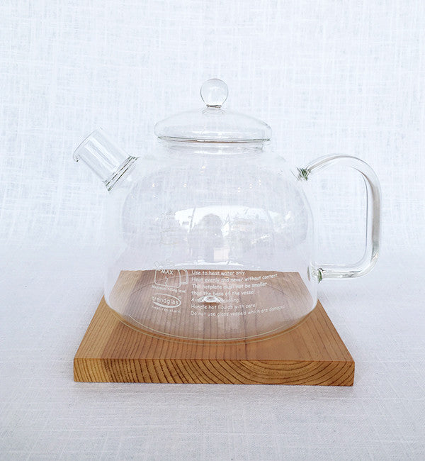 German Glass Kettle 7 Cup