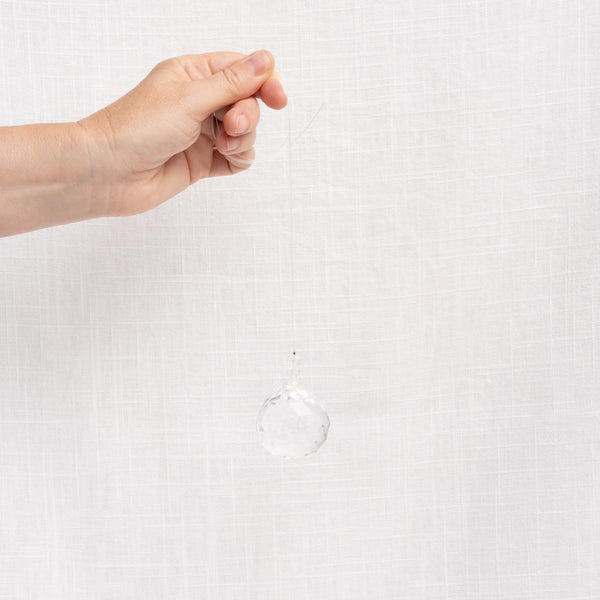 Crystal Faceted Glass Suncatcher