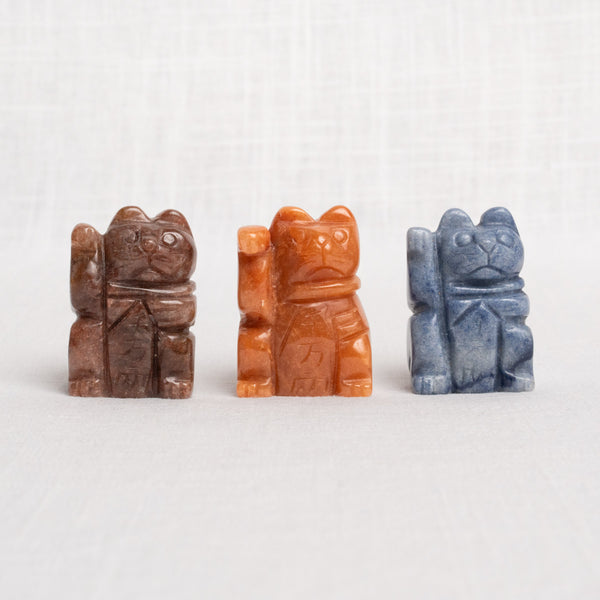 Carved Lucky Cat