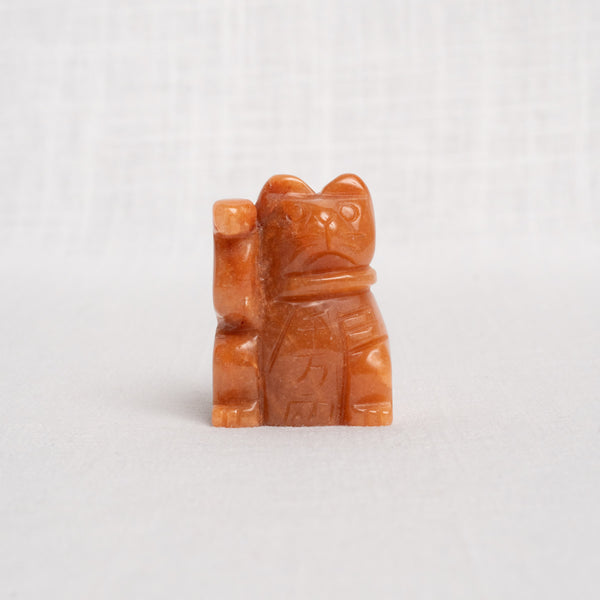 Carved Lucky Cat