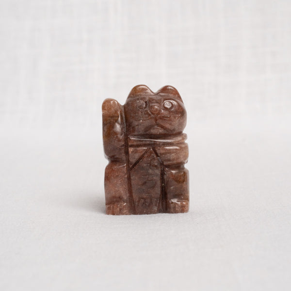 Carved Lucky Cat
