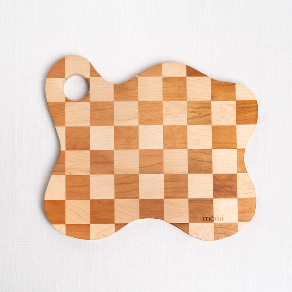 Curvy Checkered Cutting Boards