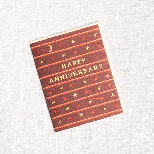 Moon & Stars Anniversary Card