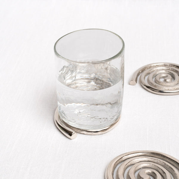 Spiral Aluminum Coasters