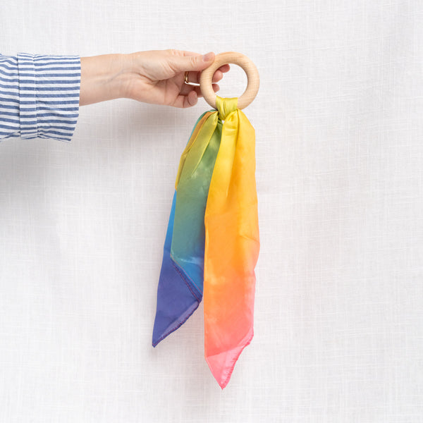 Mulberry Silk Rainbow Teether