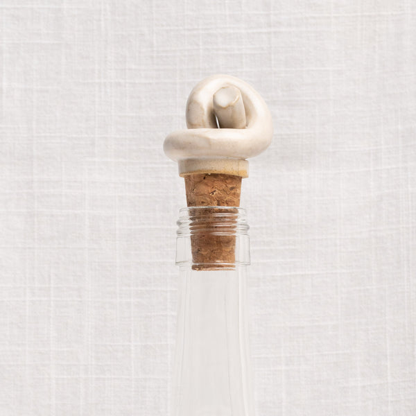 Ceramic Knot Wine Stopper