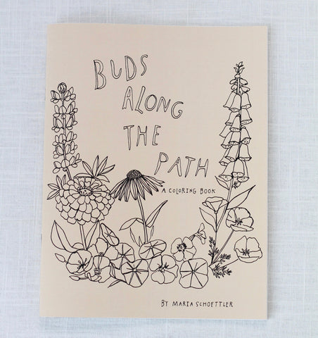 Buds Along The Path Coloring Book