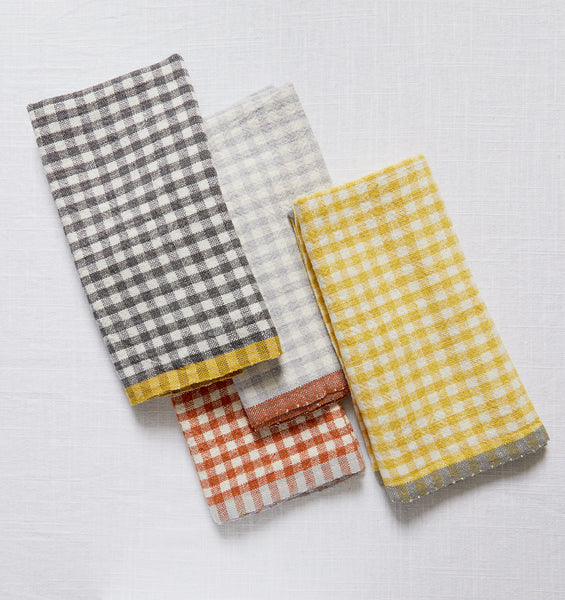 Two-Tone Gingham Kitchen Towels