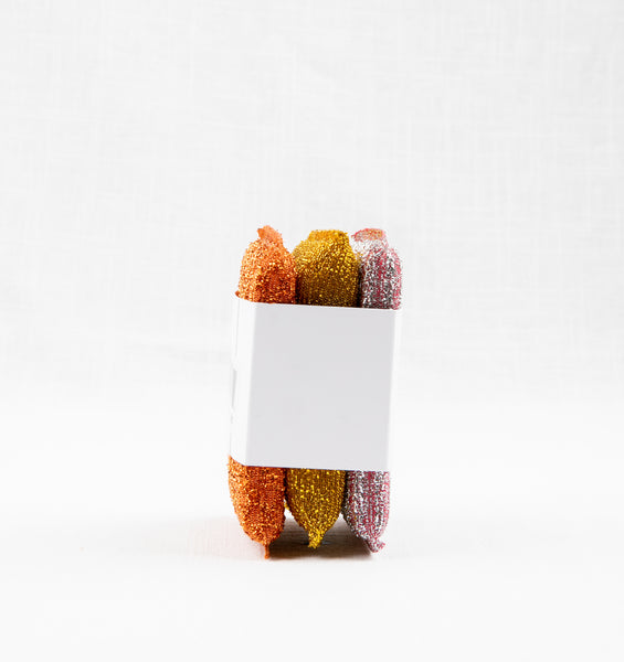 Set of 3 Lurex Sponges