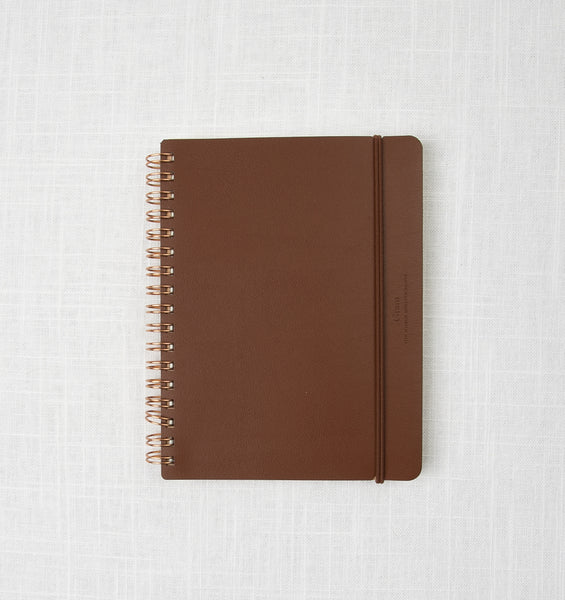 Grain Leather Notebook + Memo Pad