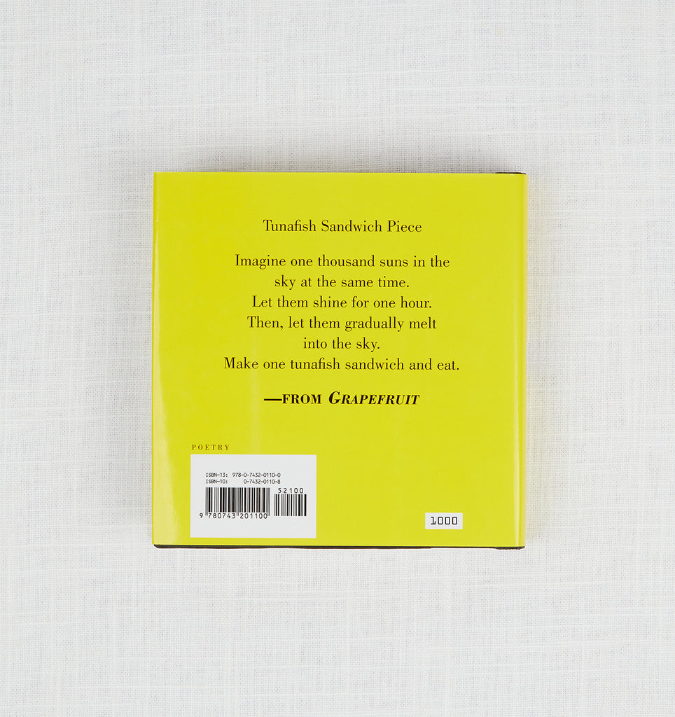 Grapefruit: A Book of Instruction and Drawings by Yoko Ono – take