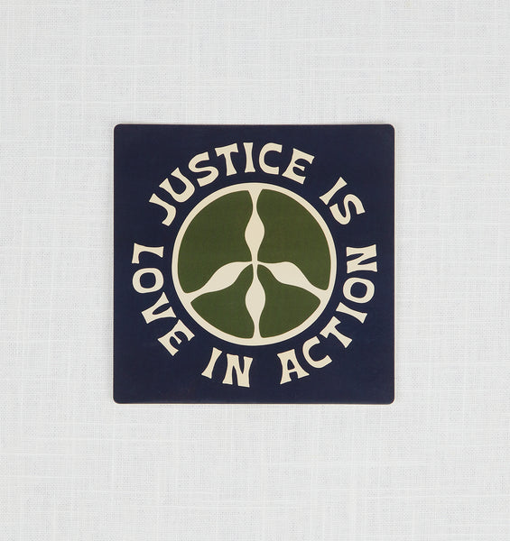 Justice is Love in Action Bumper Sticker