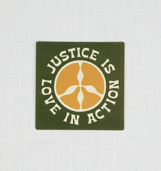 Justice is Love in Action Bumper Sticker