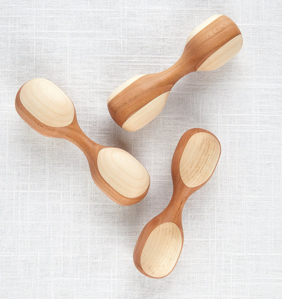 Hand Turned Baby Rattle