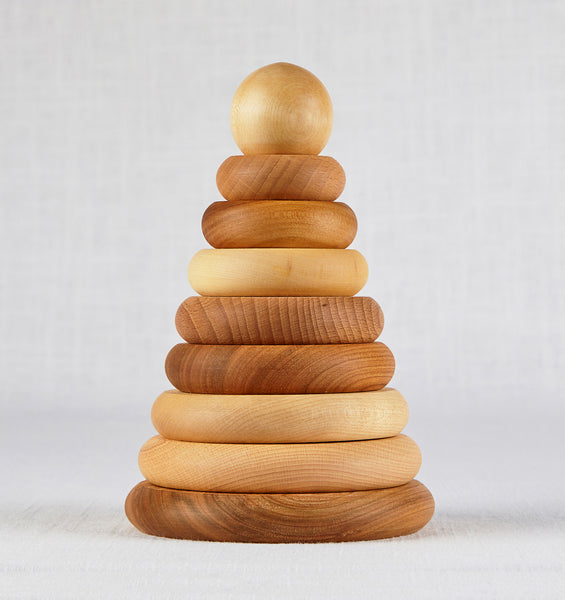 Wooden Rings Stacker