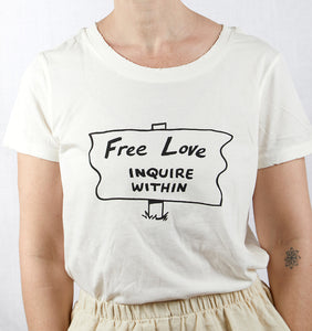 Free Love Inquire Within T-Shirt